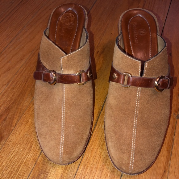 Cole Haan Womens Heels Brown Leather Closed Toed - Picture 2 of 9
